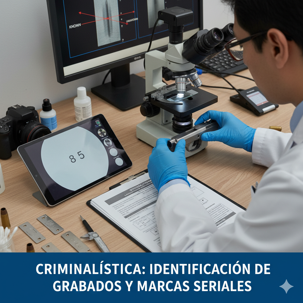 VERIFICACIÓN EN MNICROSCOPIO SOBRE EL TIPO DE GRABADO. 
